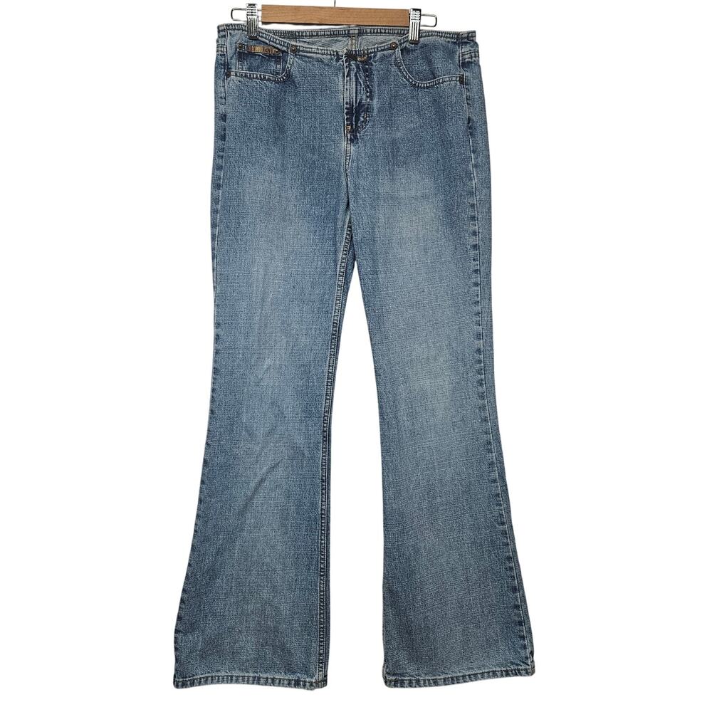 Vintage L.E.I. Jeans Flare Midrise Size 9 Y2K 31" inseam